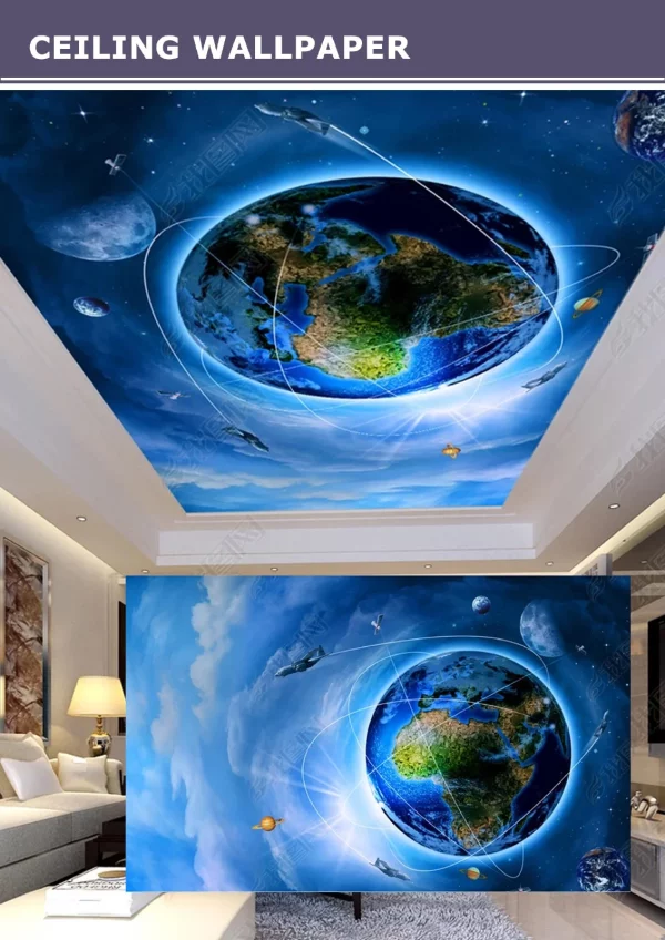 3D Ceiling Wallpaper