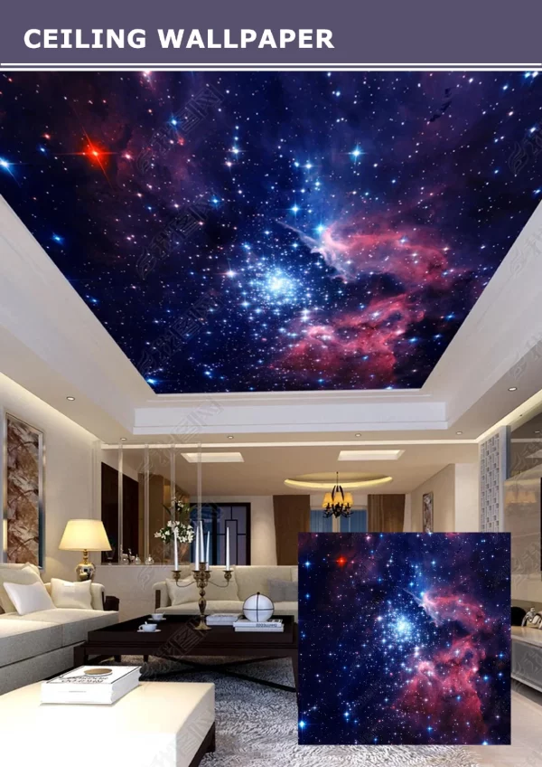 3D Ceiling Wallpaper