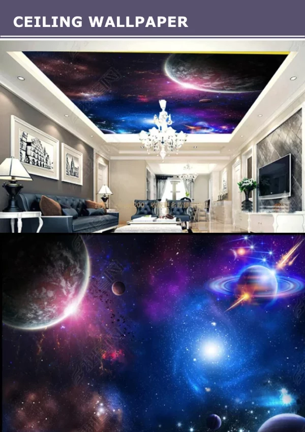 3D Ceiling Wallpaper