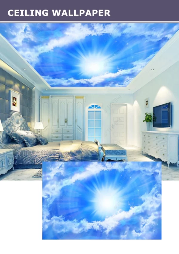 3D Ceiling Wallpaper