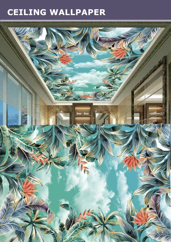 3D Ceiling Wallpaper