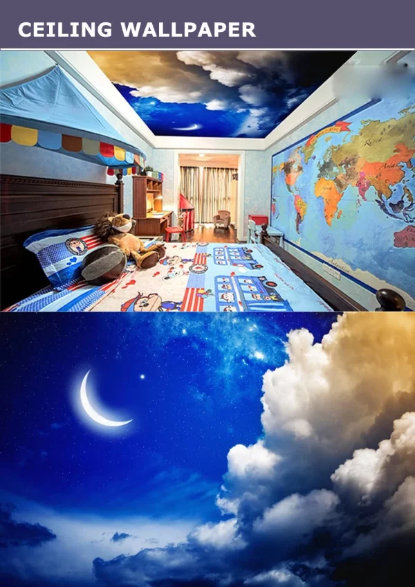 3D Ceiling Wallpaper