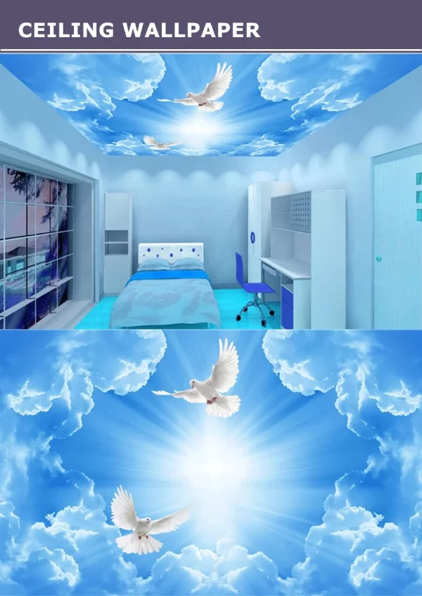 3D Ceiling Wallpaper
