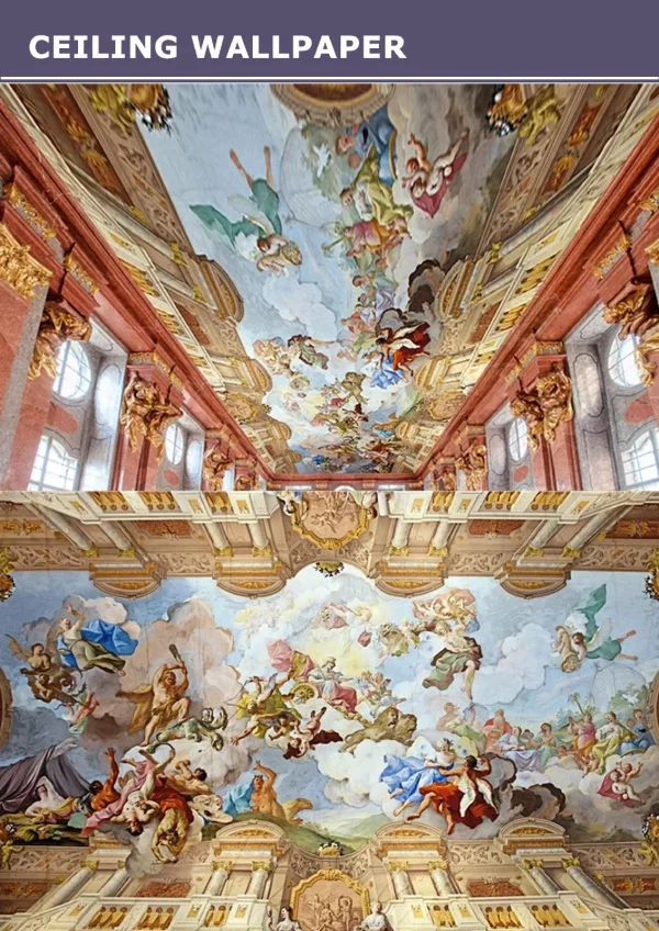 3D Ceiling Wallpaper