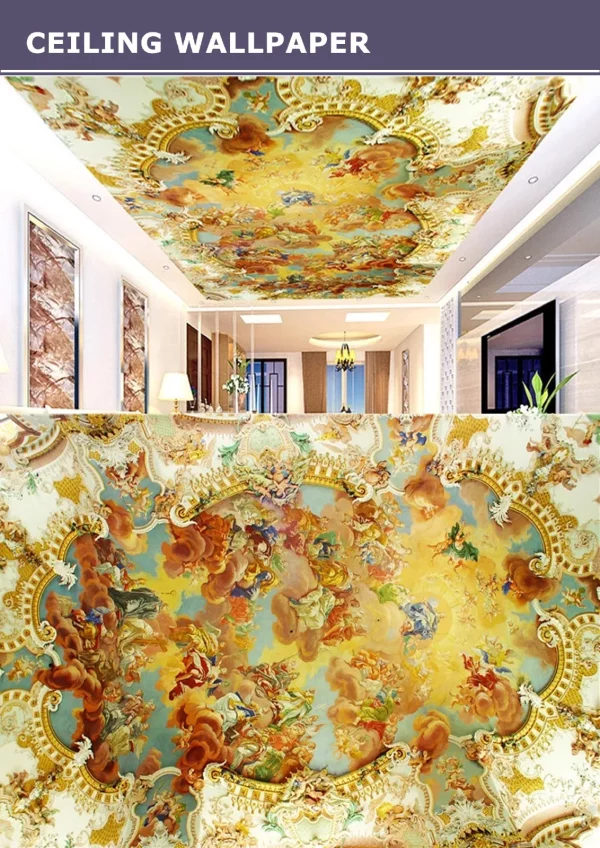 3D Ceiling Wallpaper