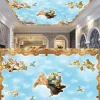 3D Ceiling Wallpaper