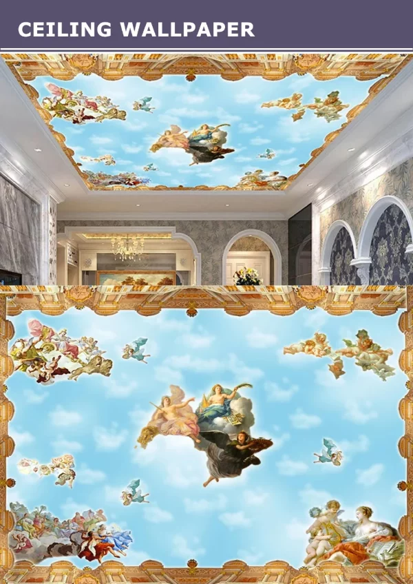 3D Ceiling Wallpaper