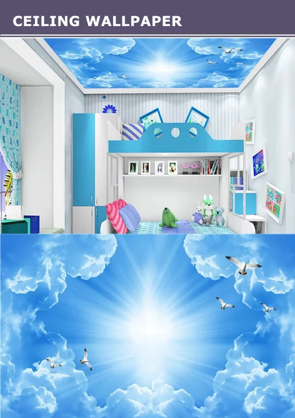 3D Ceiling Wallpaper