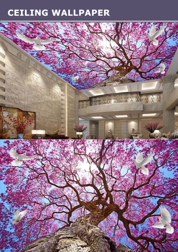 3D Ceiling Wallpaper