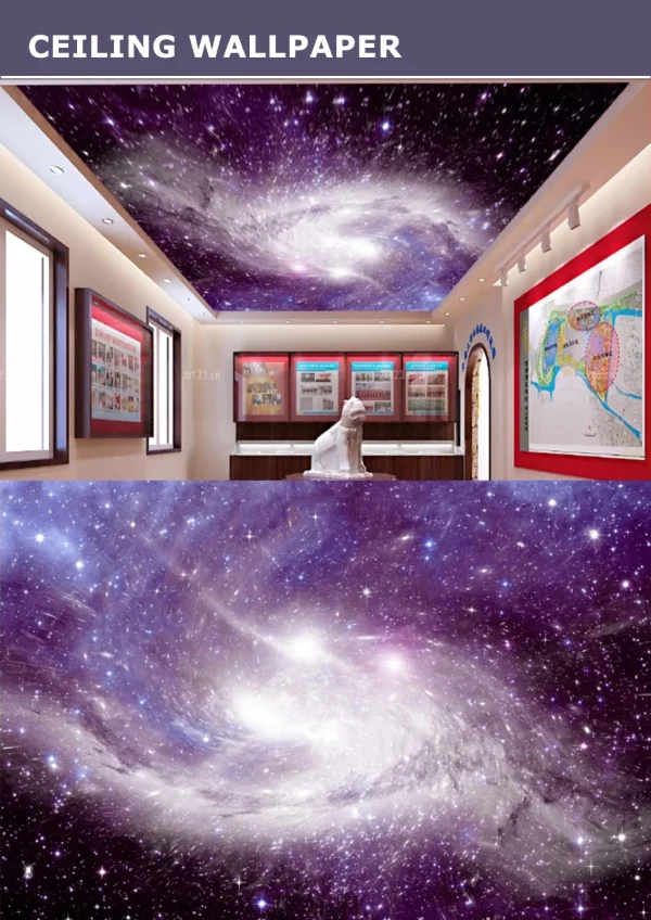 3D Ceiling Wallpaper