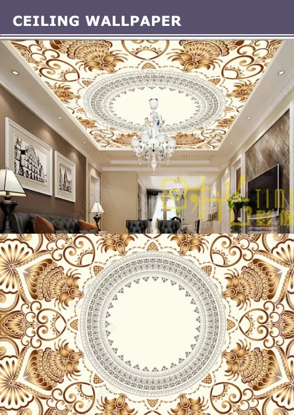 3D Ceiling Wallpaper