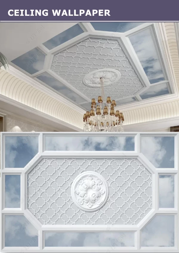 3D Ceiling Wallpaper