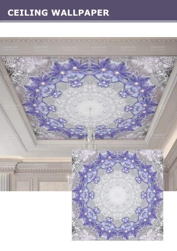 3D Ceiling Wallpaper