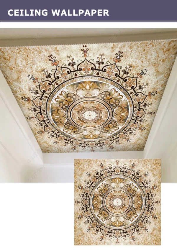 3D Ceiling Wallpaper