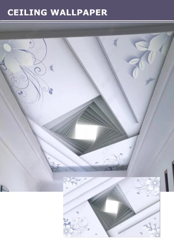 3D Ceiling Wallpaper