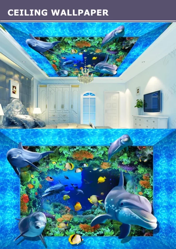 3D Ceiling Wallpaper