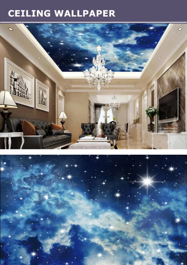3D Ceiling Wallpaper