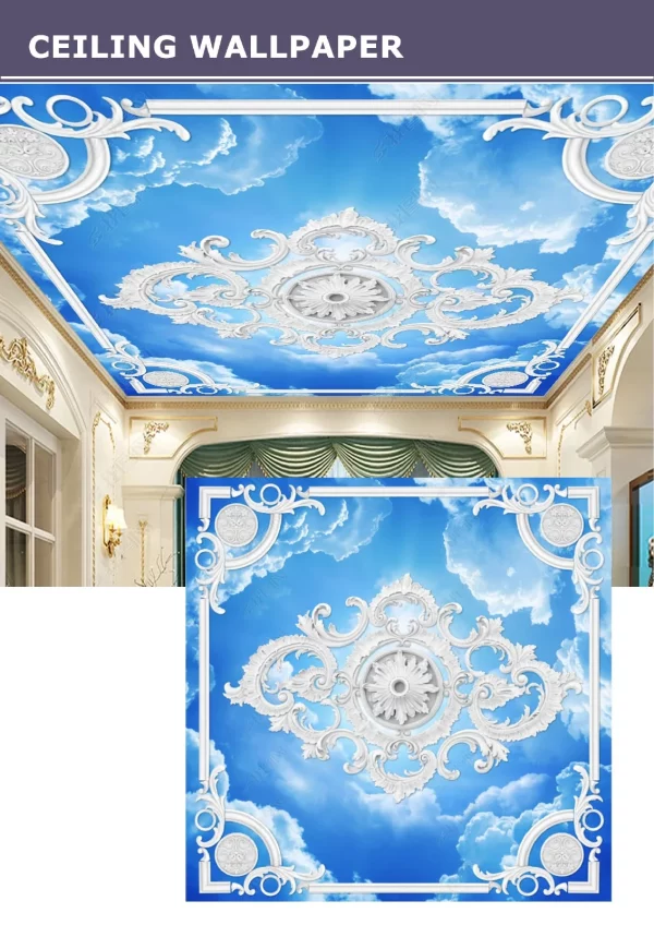 3D Ceiling Wallpaper