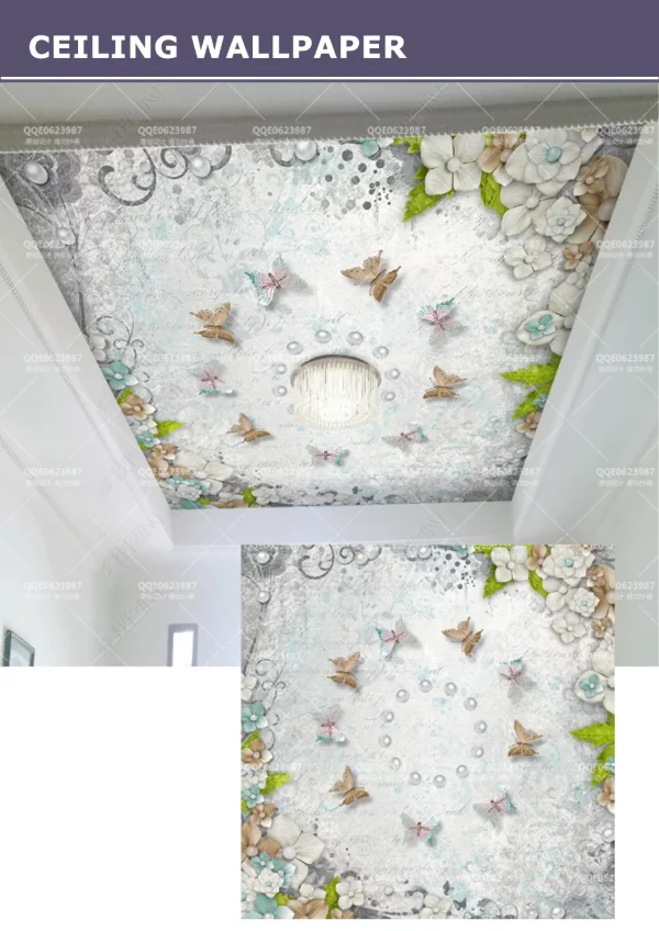 3D Ceiling Wallpaper