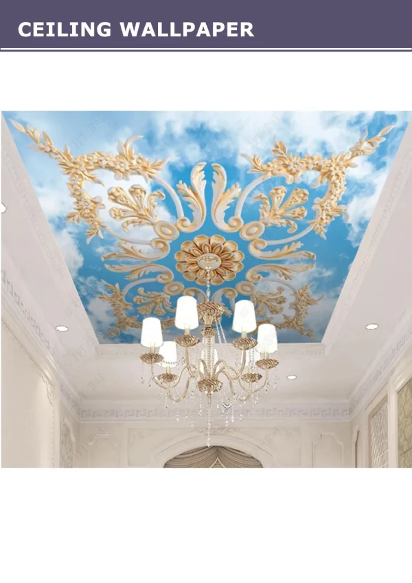 3D Ceiling Wallpaper