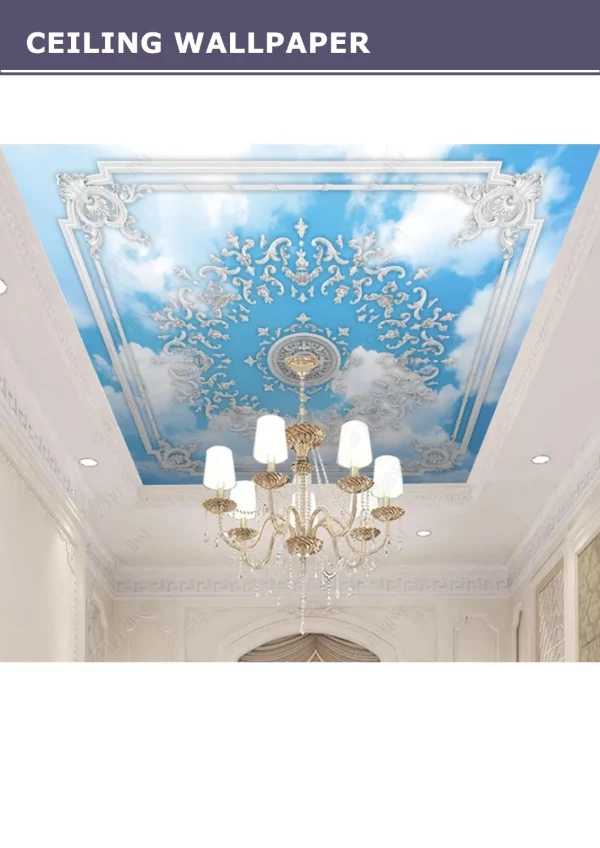 3D Ceiling Wallpaper