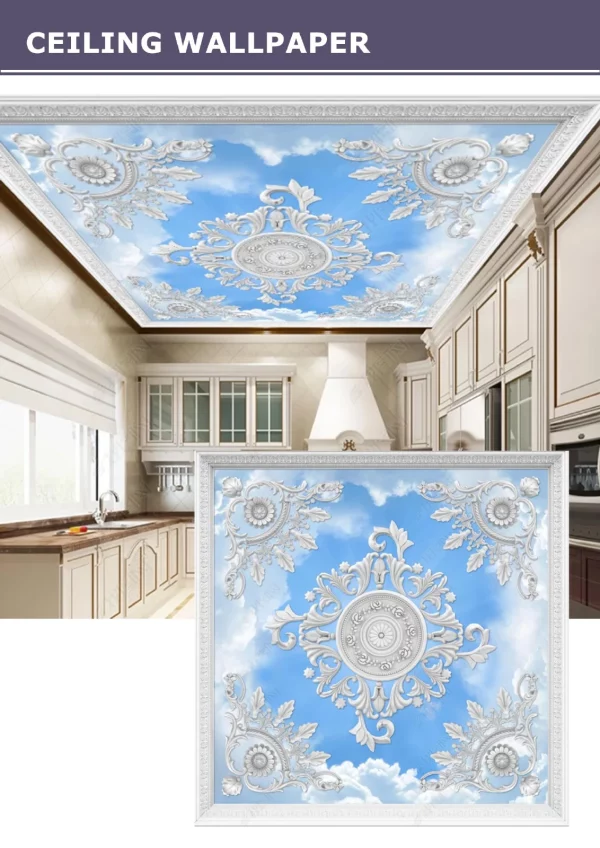 3D Ceiling Wallpaper