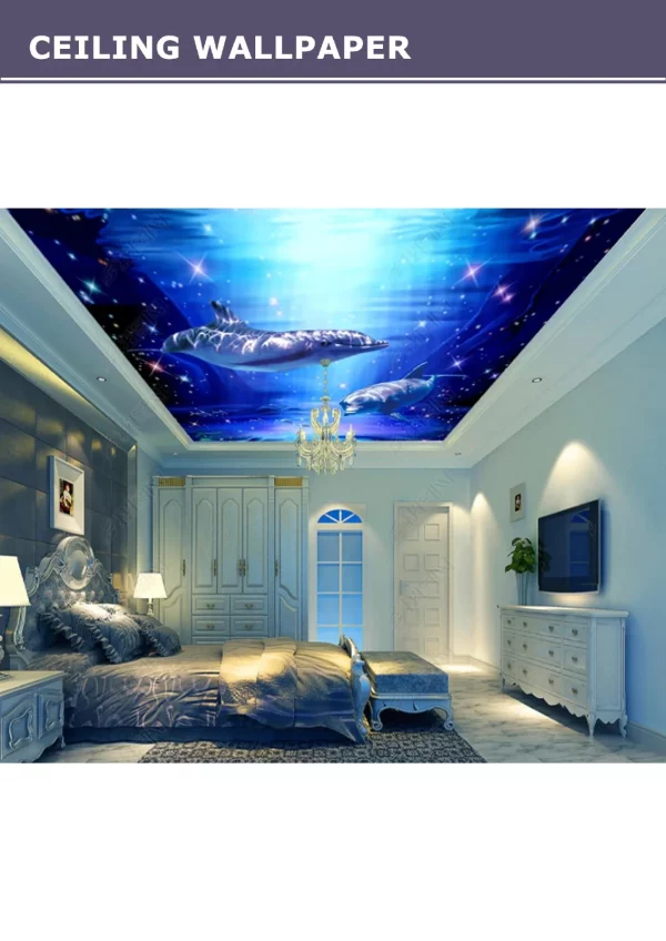 3D Ceiling Wallpaper