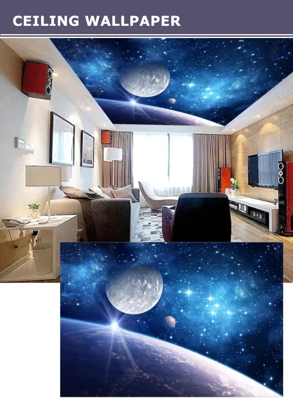 3D Ceiling Wallpaper