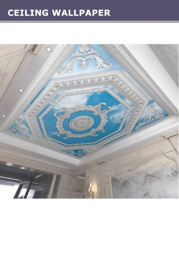 3D Ceiling Wallpaper