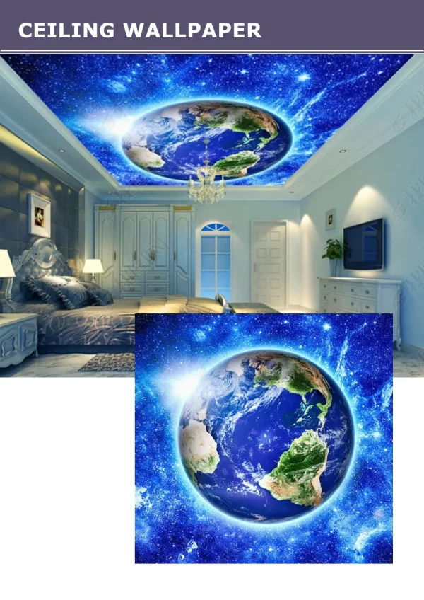 3D Ceiling Wallpaper