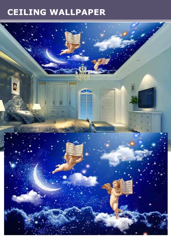 3D Ceiling Wallpaper