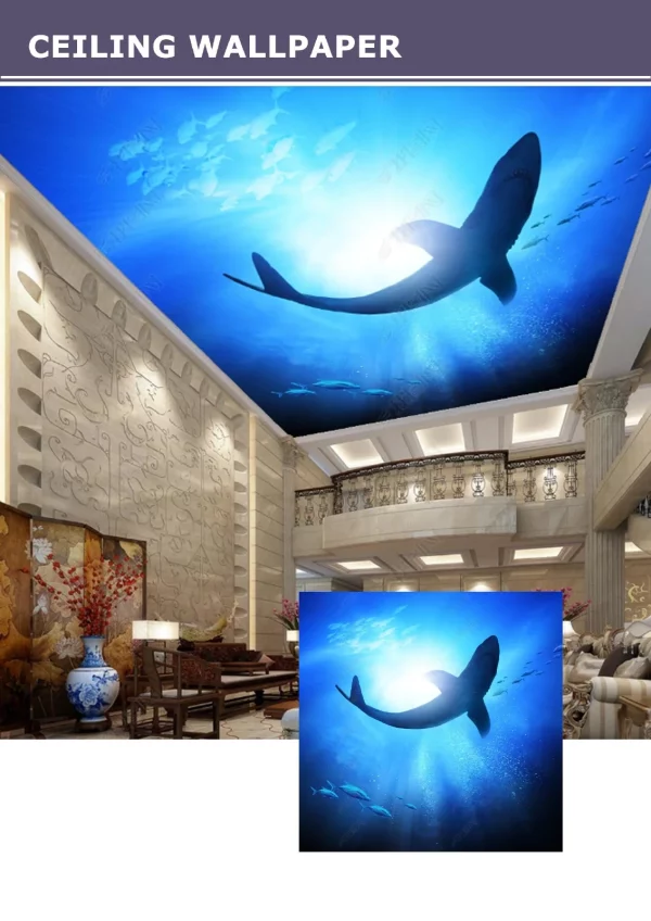 3D Ceiling Wallpaper