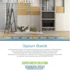 Gypsum board partitions