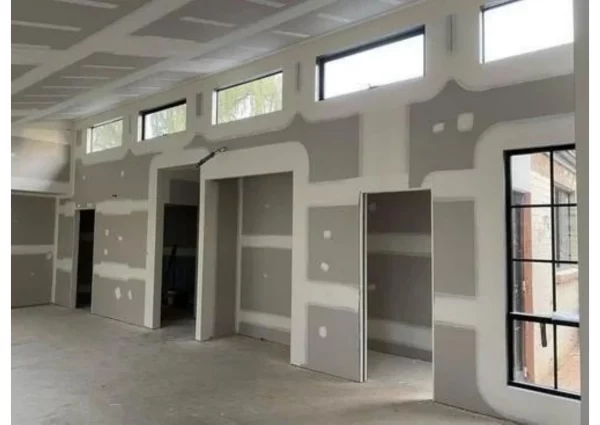 Gypsum board partitions