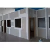 Gypsum board partitions