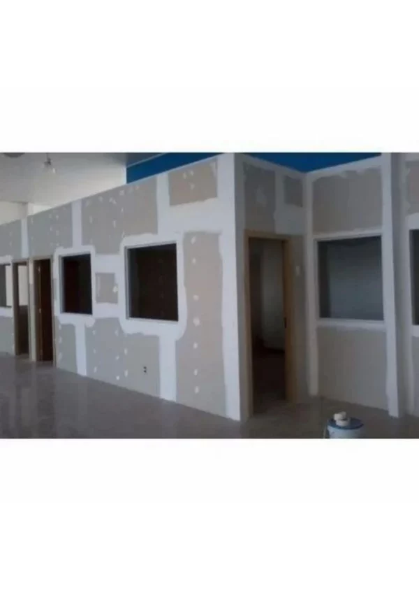 Gypsum board partitions