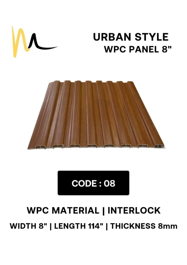 8 Inch Wpc panel