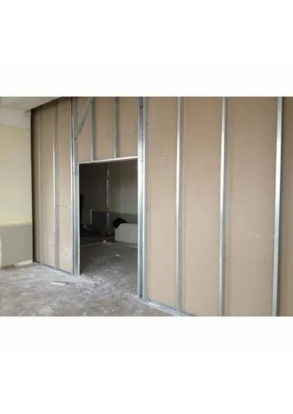 Gypsum board partitions